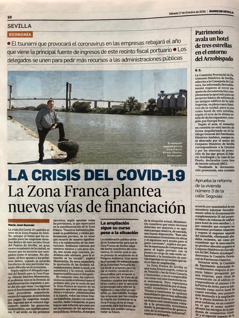 En este momento estás viendo La Zona Franca de Sevilla plantea nuevas vías de financiación para salvar la crisis