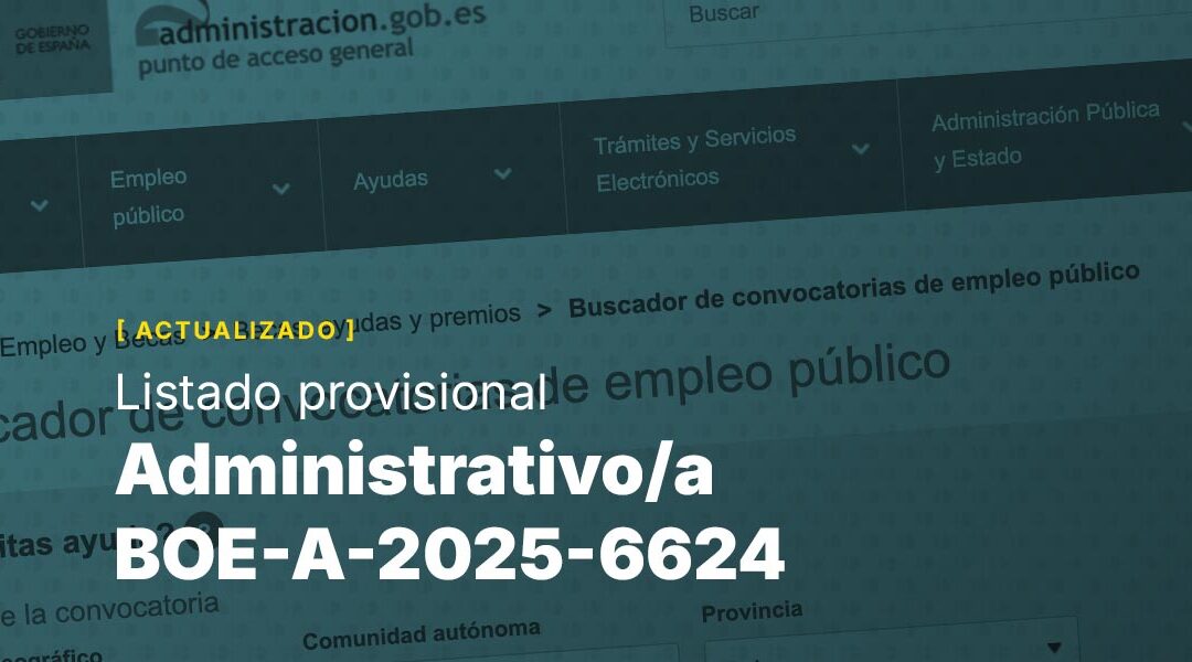 Administrativo BOE-A-2025-6624