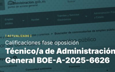 Técnico/a de Administración General BOE-A-2025-6626